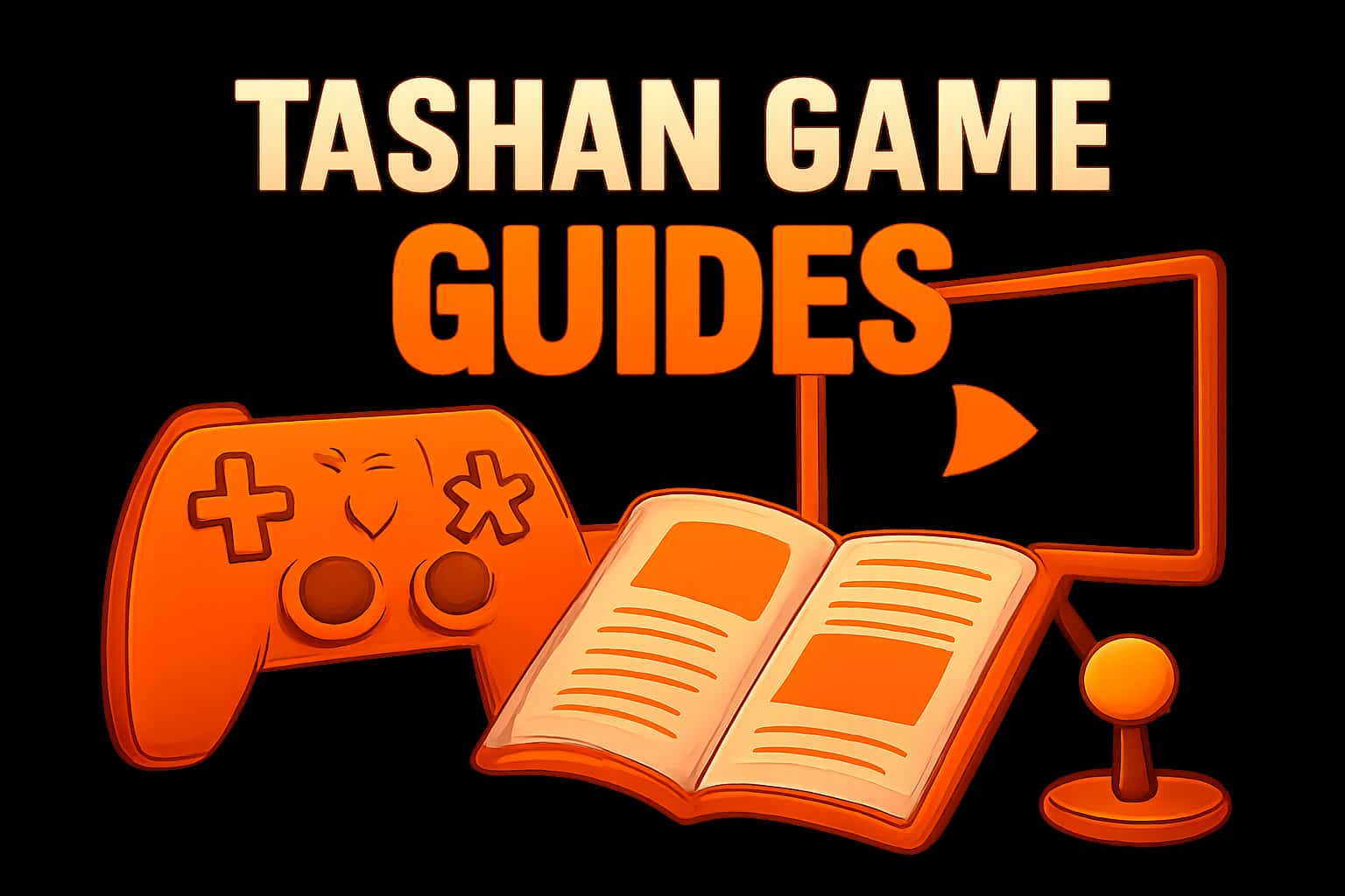 Informational scene showcasing Tashan Game Guides