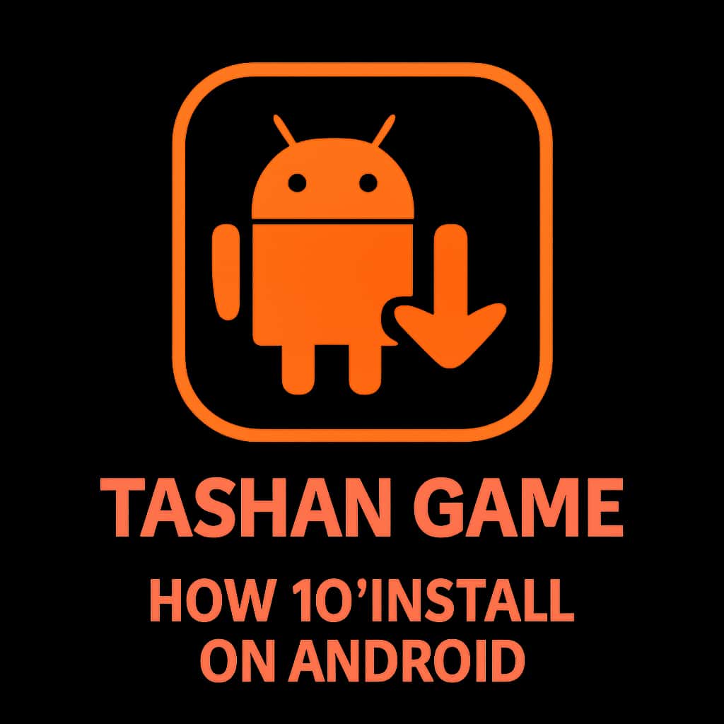 Icon representing installation guide for Tashan Game on Android.