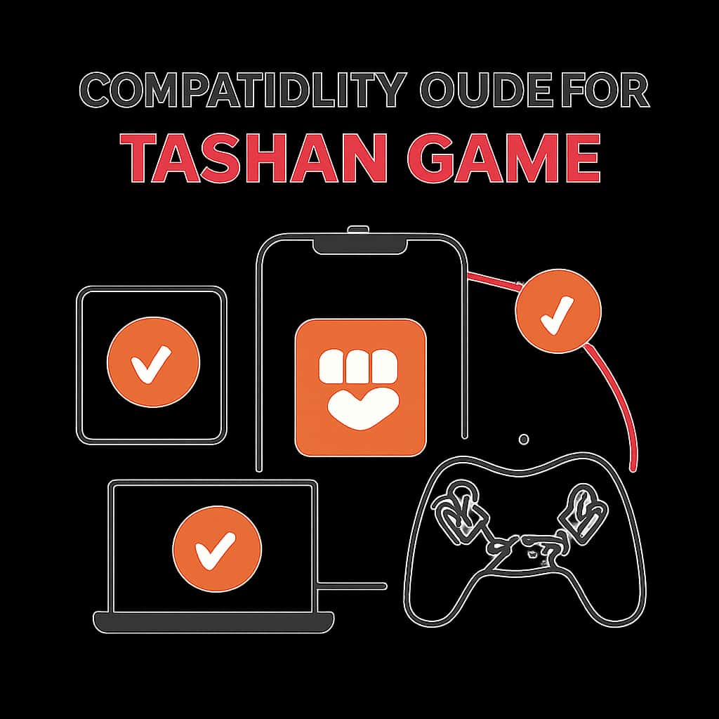 An illustration explaining compatibility aspects of Tashan Game.