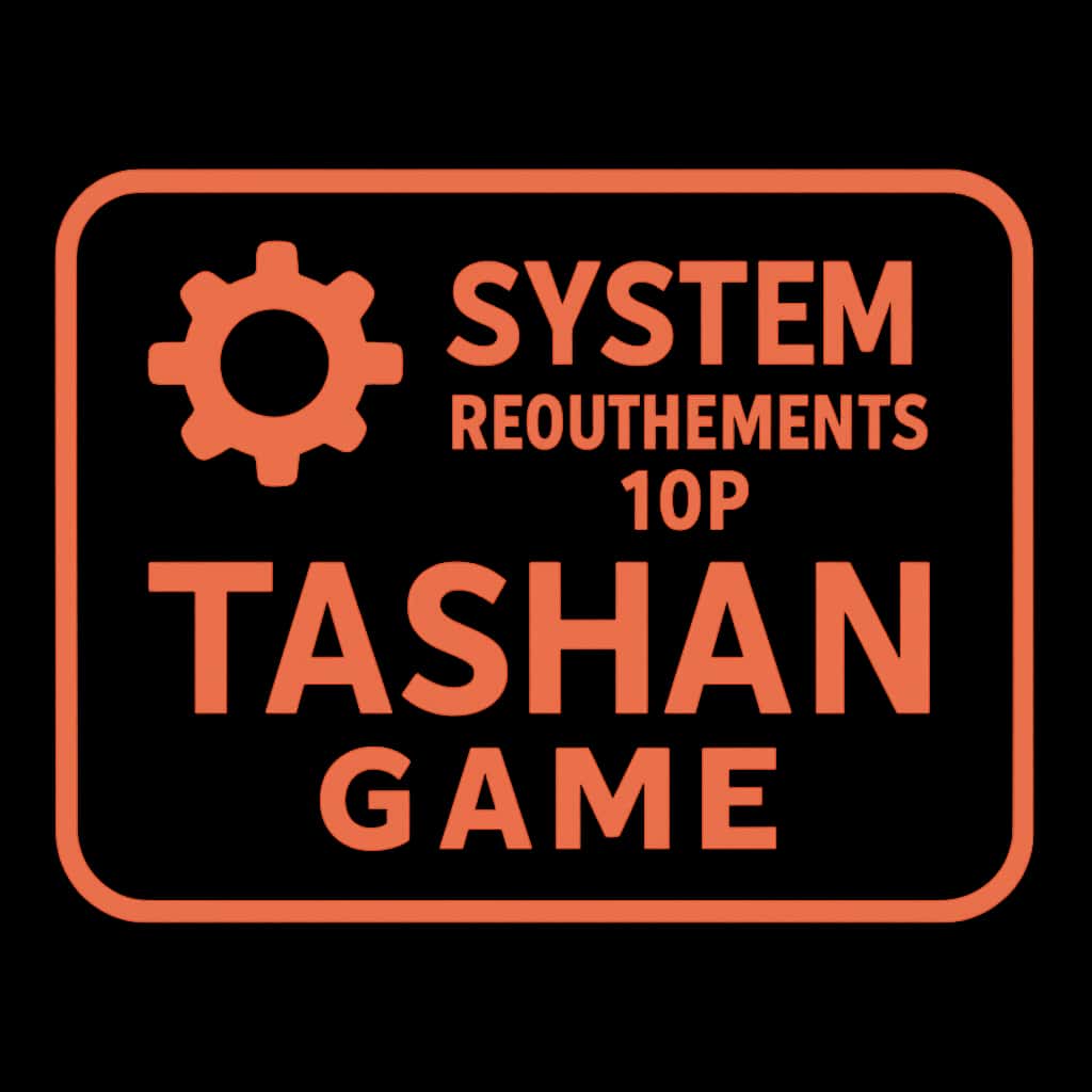 An icon depicting the system requirements for Tashan Game.