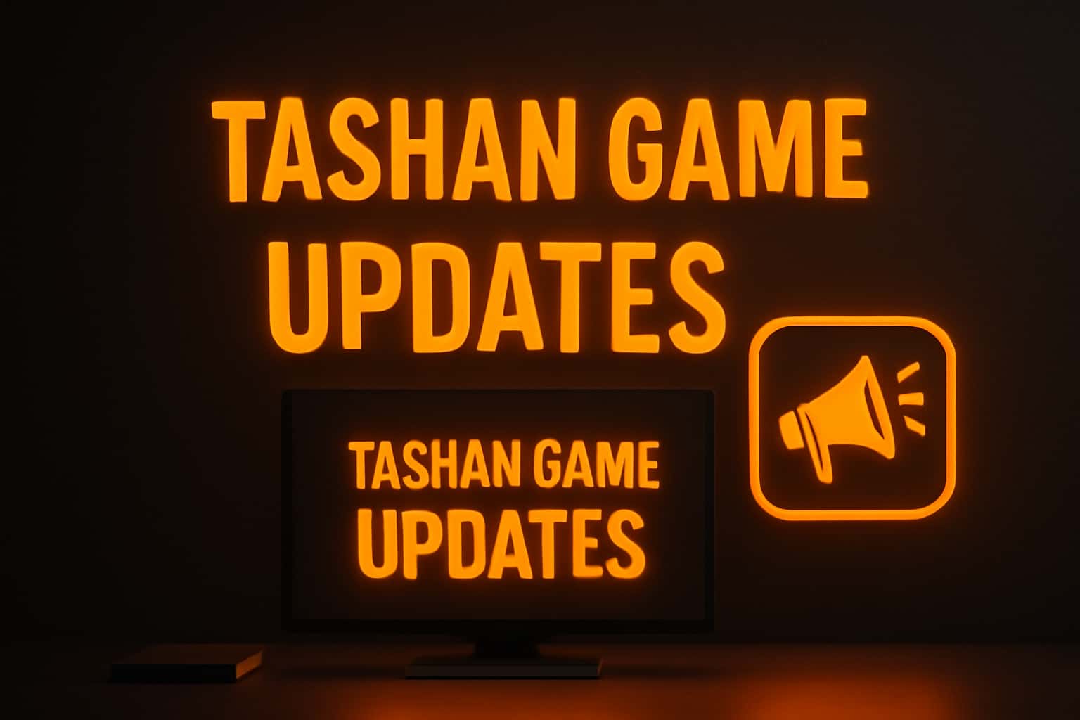 Informational visual representation of Tashan Game Updates.